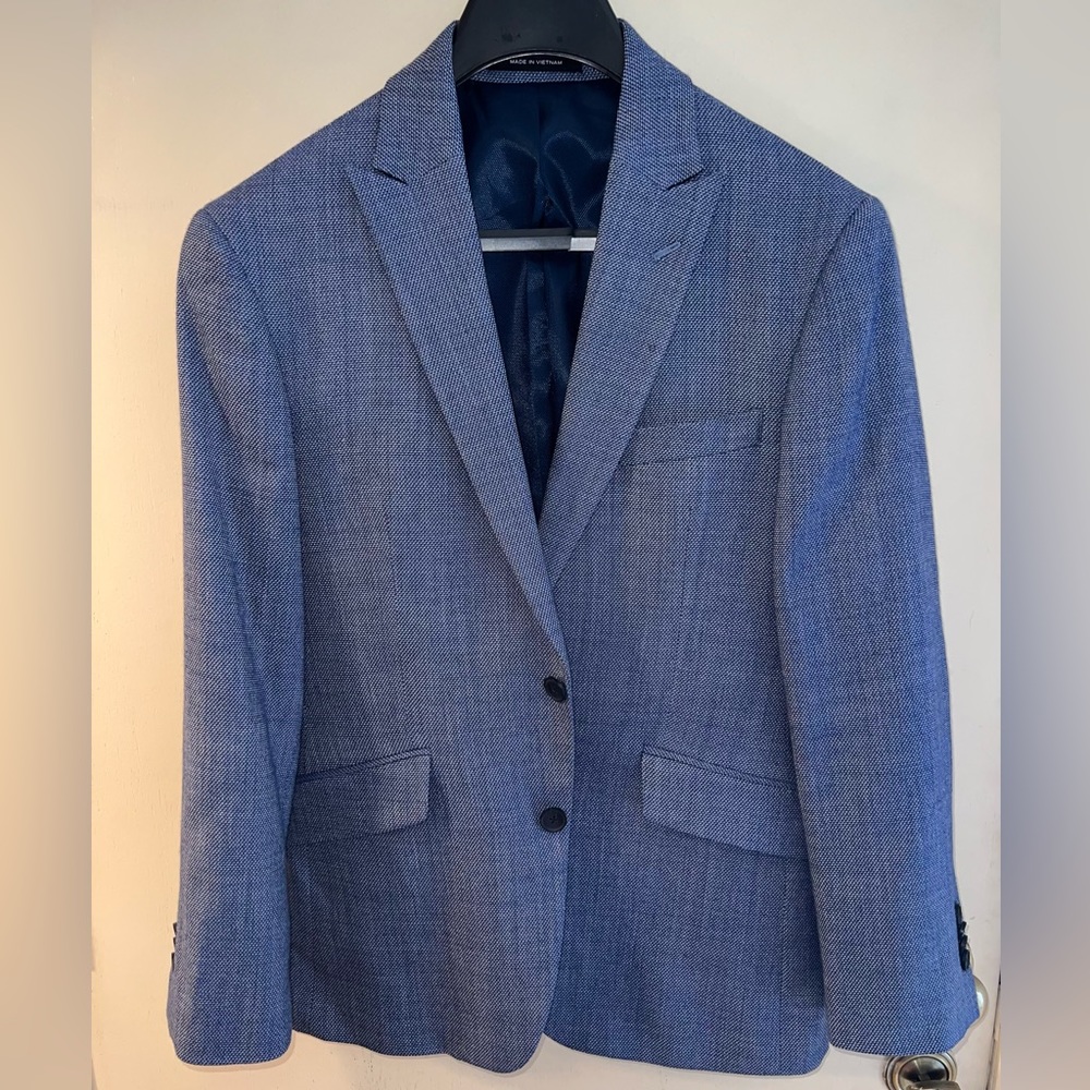 Blue Slim Fit Sport Coat